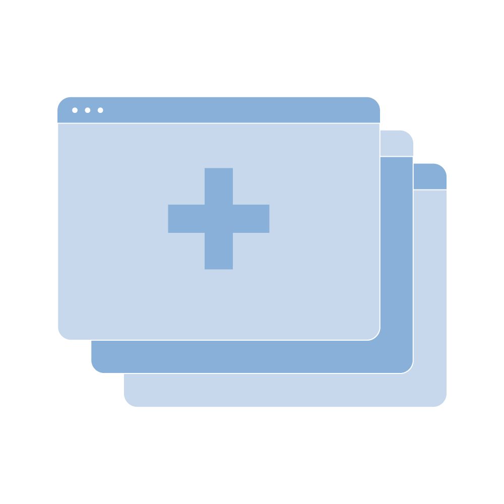 icons _ create, add, new, plus, webpage, browser
