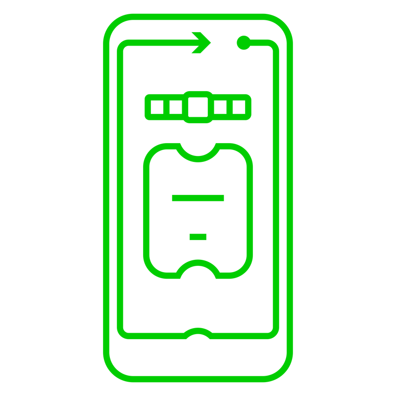 mobile-ticket-bold-icon-green