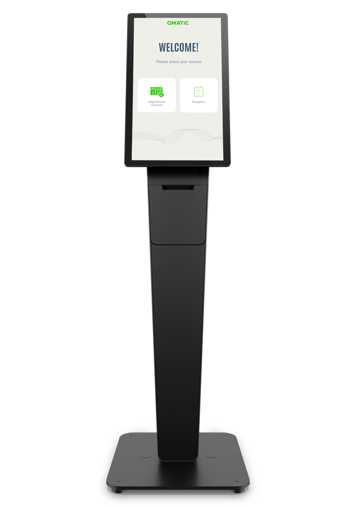 Check-in kiosk 22 floor Qmatic