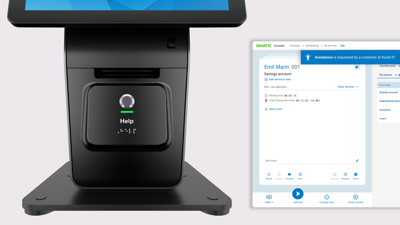 Making the check-in process more accessible with Assist Button
