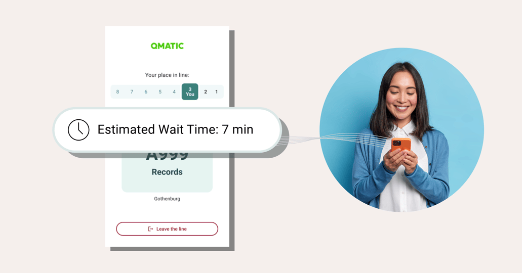 Introducing Estimated Wait Time in Qmatic Mobile Ticket