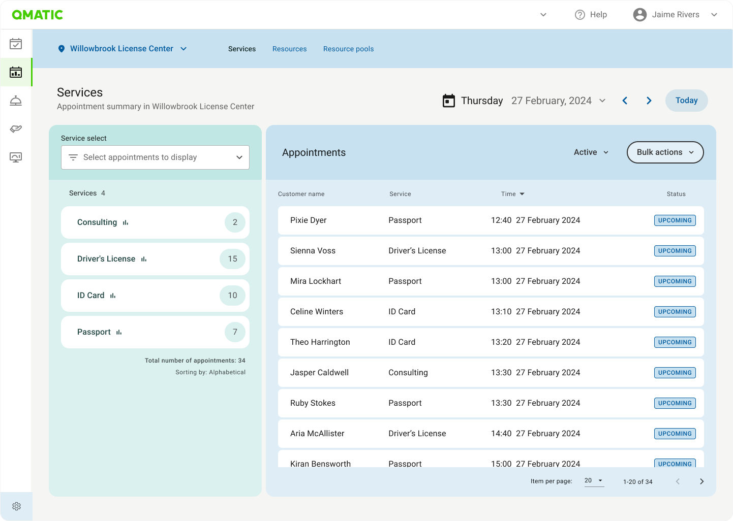 Plan - services