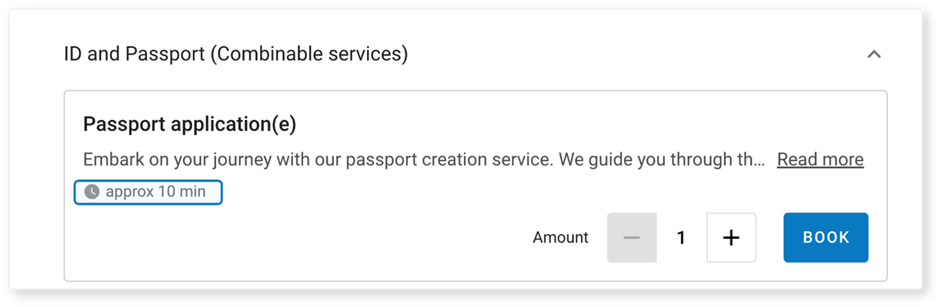 Service Card