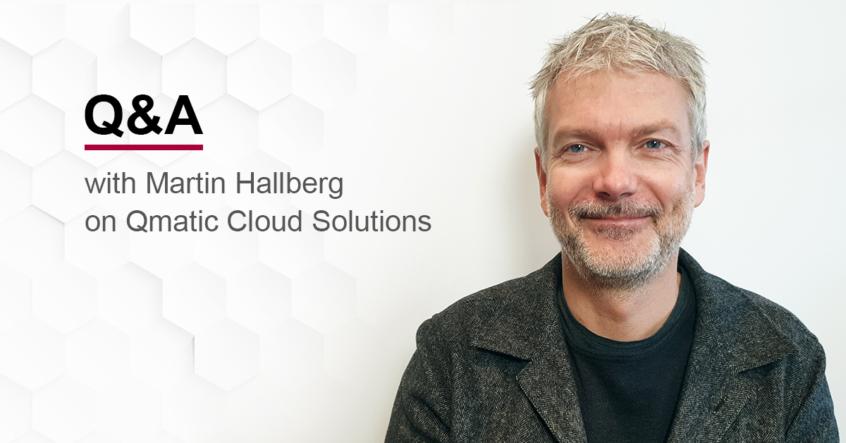 Qmatic product manager Martin Hallberg