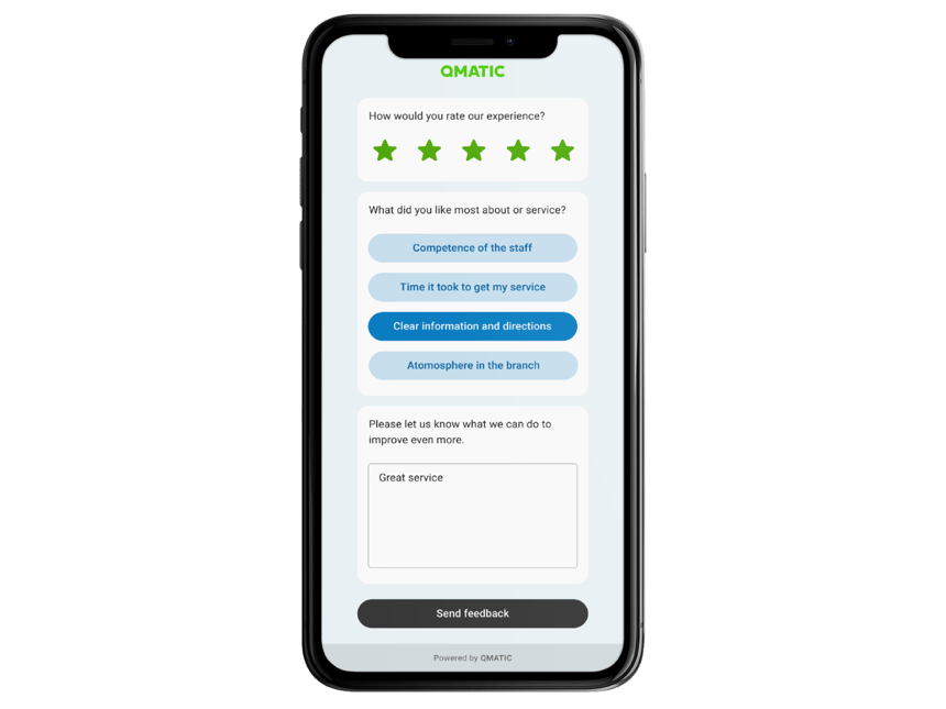 qmatic customer feedback sm