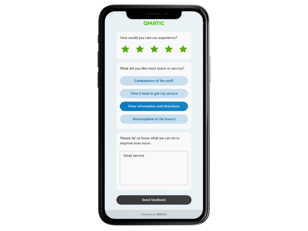 qmatic customer feedback sm